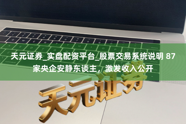 天元证券_实盘配资平台_股票交易系统说明 87家央企安静东谈主，激发收入公开
